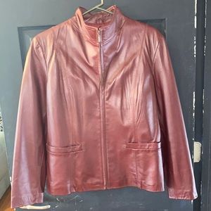 Vintage JLC New York leather jacket